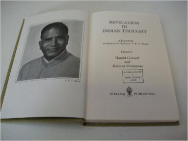 Revelation in Indian Thought edited by Harold Coward and Krishna Sivaraman - ISBN 978-0913546529